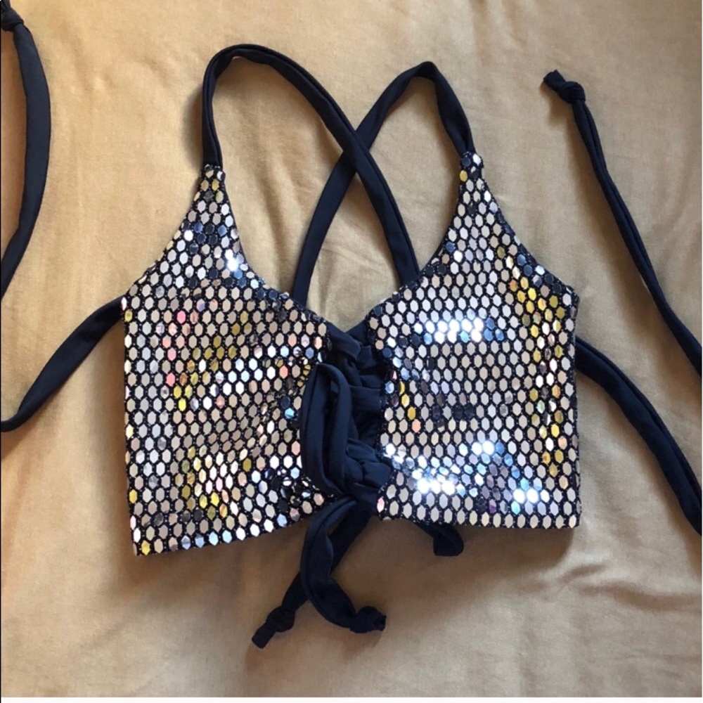 Custom made swim/rave top